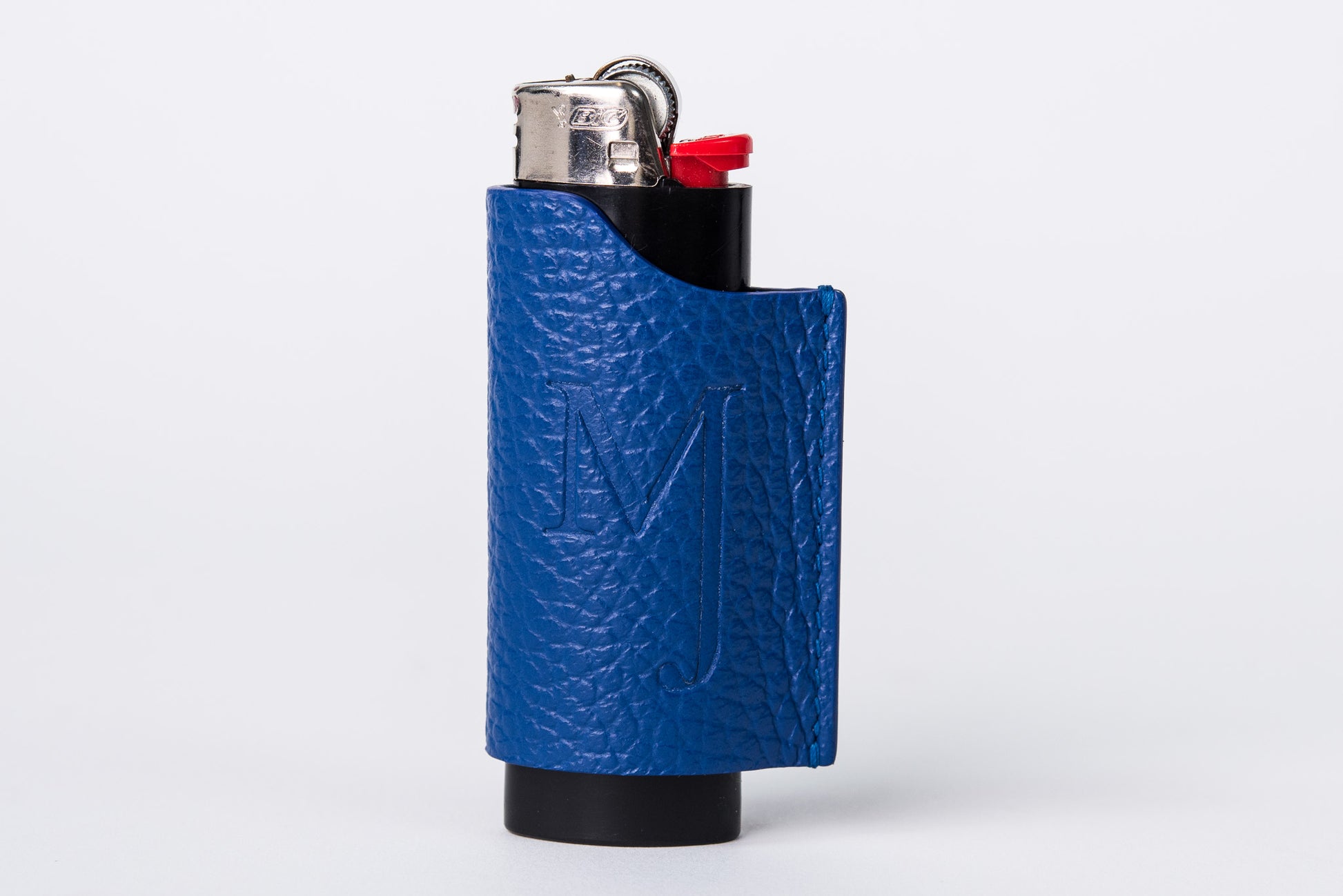 Blue Lighter Sleeve with lighter