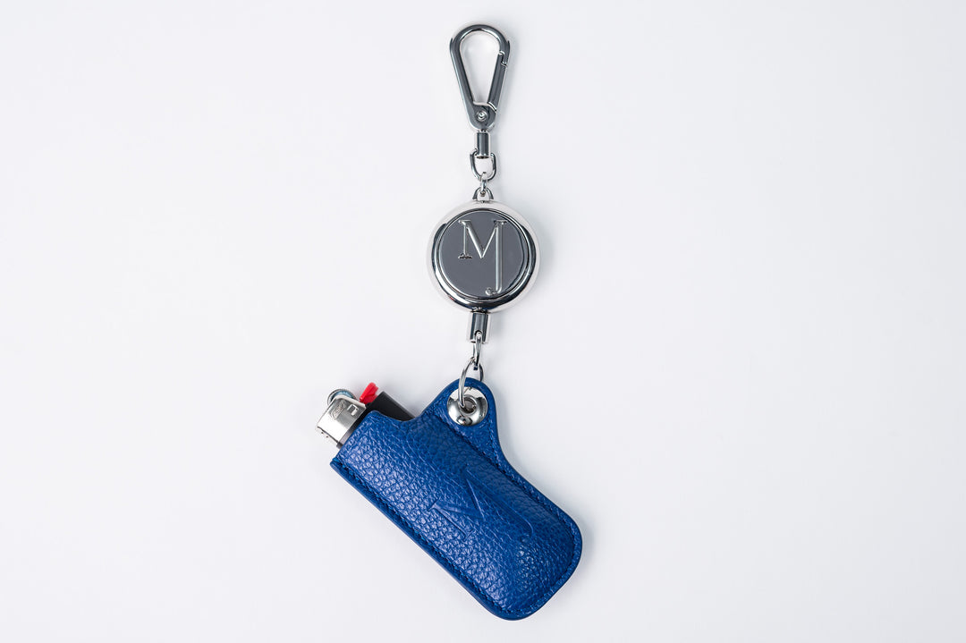 Blue Lina Lighter Holder with lighter